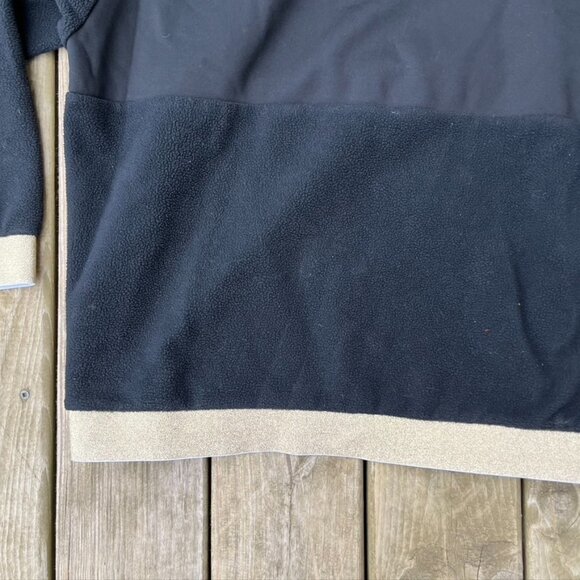 Nike black fleece gold trim pullover sweatshirt Large - Picture 2 of 11